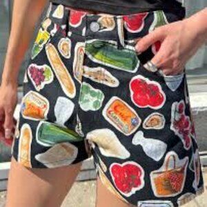 Lisa Says Gah Evan short, Italian Summer 2023 print